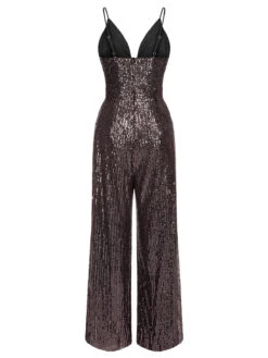 1930s Sequined Shiny Slip Vintage Jumpsuit -Retro Pulse Shop SCHL003382 RR 3