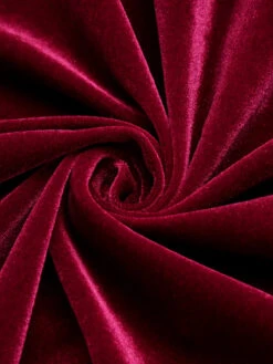 1940s Solid Velvet Belt Long Dress 14 1940s Solid Velvet Belt Long Dress -Retro Pulse Shop SCHL003392 WR 01 6