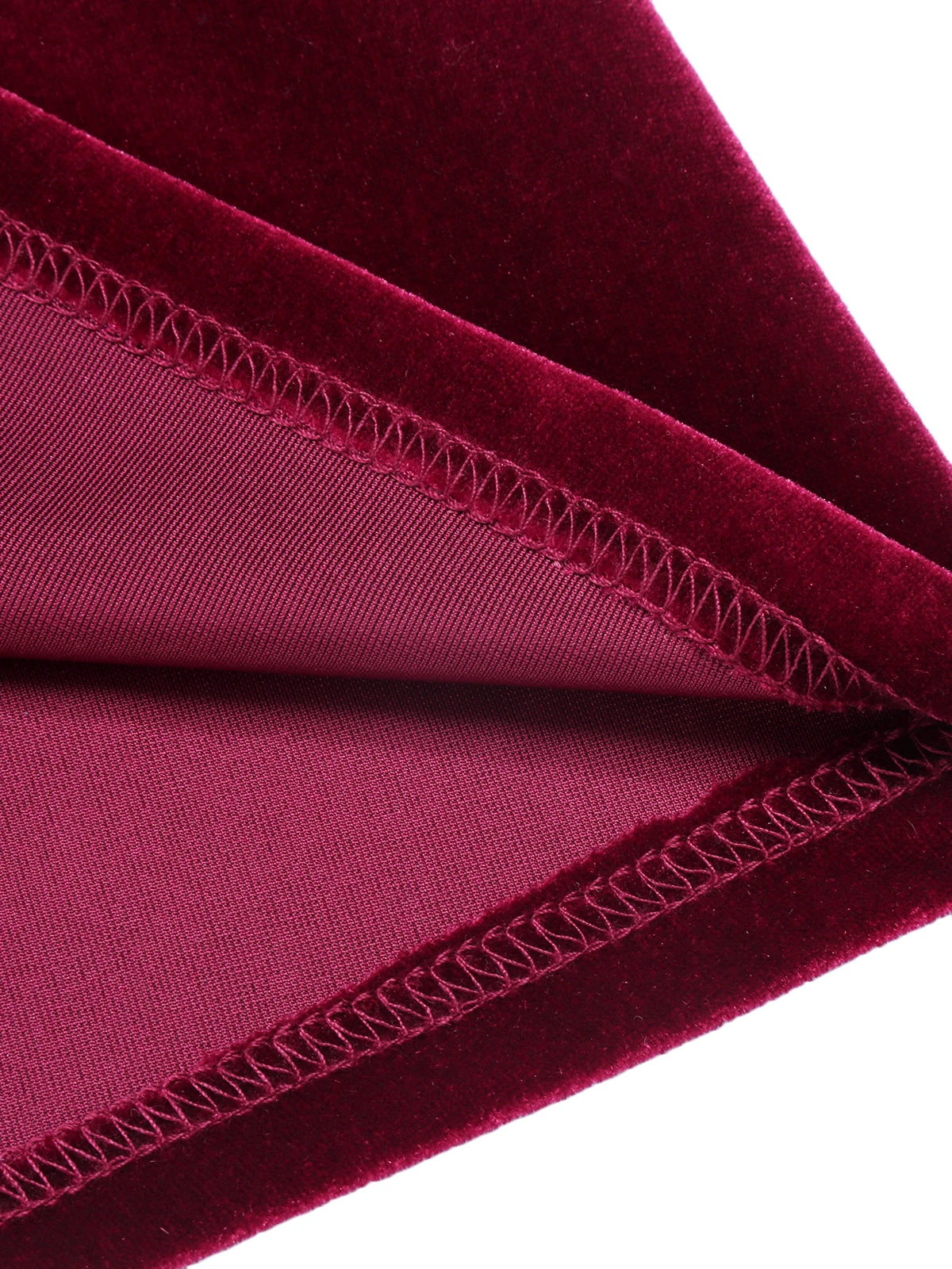 1940s Solid Velvet Belt Long Dress 9 1940s Solid Velvet Belt Long Dress - Image 7