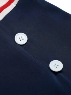 1960s Halter Stripes Bow Belted Dress -Retro Pulse Shop SCHL003516 5 compressed