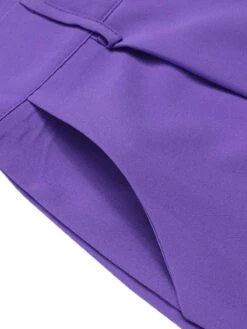 2PCS 1950s V-Neck Lantern Sleeve Blouse & Pants -Retro Pulse Shop SCHL003530 5