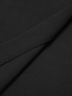 Black 1950s Solid Cold Shoulder Dress -Retro Pulse Shop SCHL003539 5