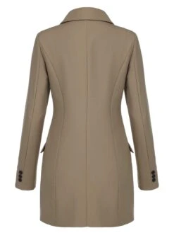 Khaki 1950s Lapel Suit Long Sleeve Coat -Retro Pulse Shop SCHL003607 3 compressed