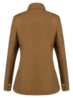 Brown 1960s Solid Lapel Blazer Jacket -Retro Pulse Shop SCHL003610 3