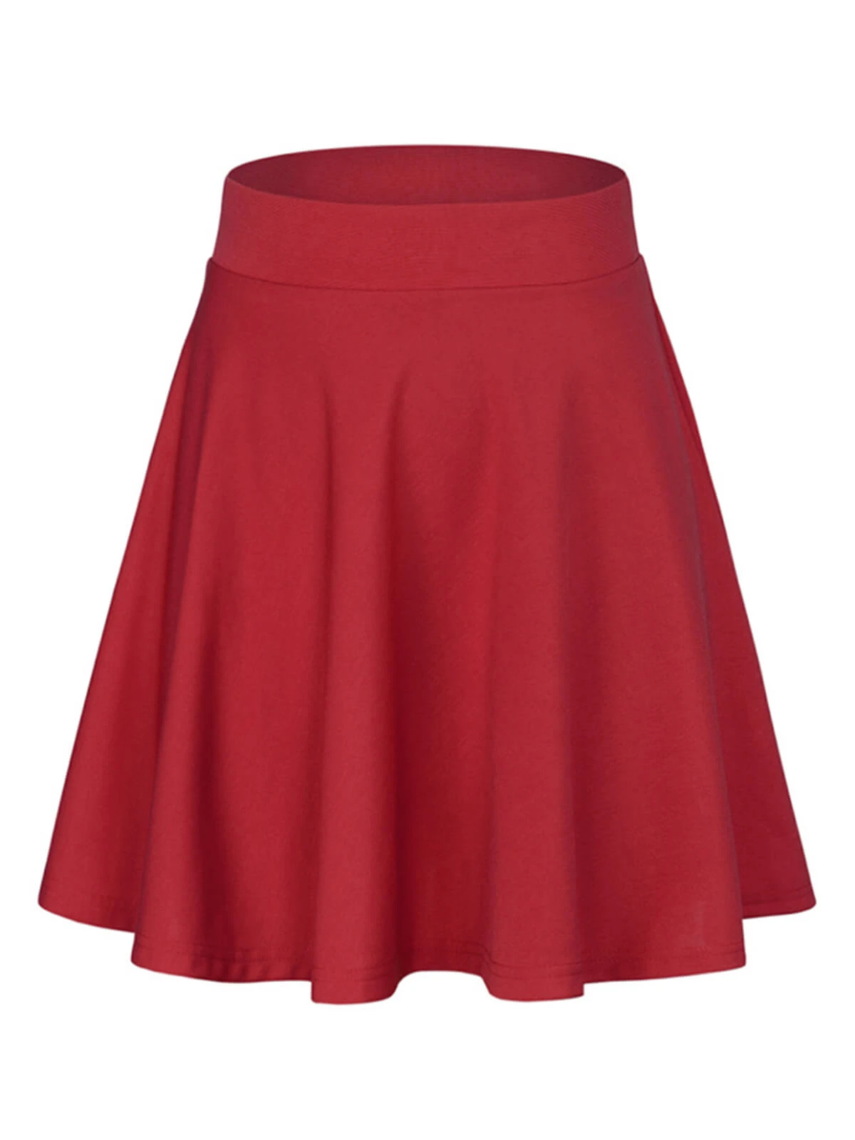 1940s Solid Thigh-Length A-Line Skirt 4 1940s Solid Thigh-Length A-Line Skirt - Image 2