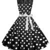 1950s Polka Dot Lace Patchwork Dress -Retro Pulse Shop SCHL003741 B 1