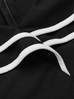 Black 1930s Ruffle Lapel Bootcut Jumpsuit -Retro Pulse Shop SCHL003799 B 01 7