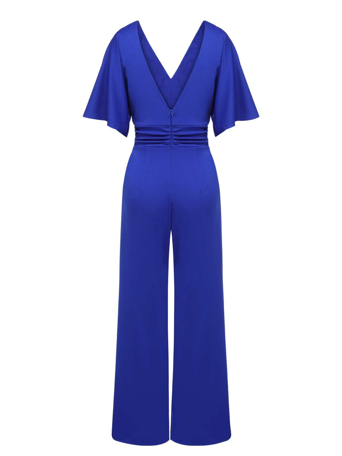 1930s V-Neck Knitted Solid Jumpsuit 8 1930s V-Neck Knitted Solid Jumpsuit - Image 6