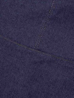 Blue 1960s Solid Square Neck Cowboy Dress -Retro Pulse Shop SCHL003852 BL 01 6