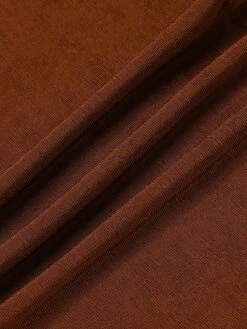 Caramel Colour 1930s Solid Cowl Neck Strap Jumpsuit -Retro Pulse Shop SCHL003925 4