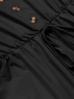 1950s Shirt Neck Lace-Up Solid Romper -Retro Pulse Shop SCHL003958 2 6 compressed