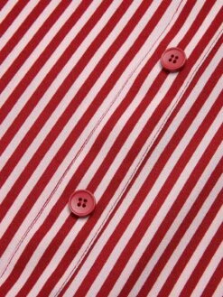 Red 1940s Buttoned Stripes Skirt 14 Red 1940s Buttoned Stripes Skirt -Retro Pulse Shop SCHL003961 5 compressed baaa8b05 1b0b 498b 8720 4469f6a96048