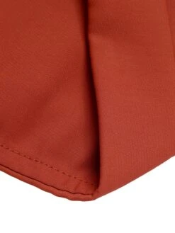 Brick Red 1940s Striped Lapel Romper -Retro Pulse Shop SCHL003988 6