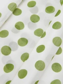 Green 1940s Schiffon Polka Dots Skirt 12 Green 1940s Schiffon Polka Dots Skirt -Retro Pulse Shop SCHL004004 4