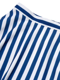 [Pre-Sale] 2PCS Blue 1940s Stripe Halter Romper & Skirt -Retro Pulse Shop SCHL004005 4