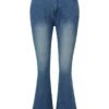 Blue 1930s High Waist Flare Jeans -Retro Pulse Shop SCHL004011 1 compressed