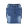 Blue 1960s Ripped Denim Skirt -Retro Pulse Shop SCHL004012 1 compressed
