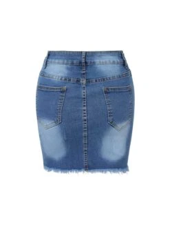 Blue 1960s Ripped Denim Skirt -Retro Pulse Shop SCHL004012 3 compressed