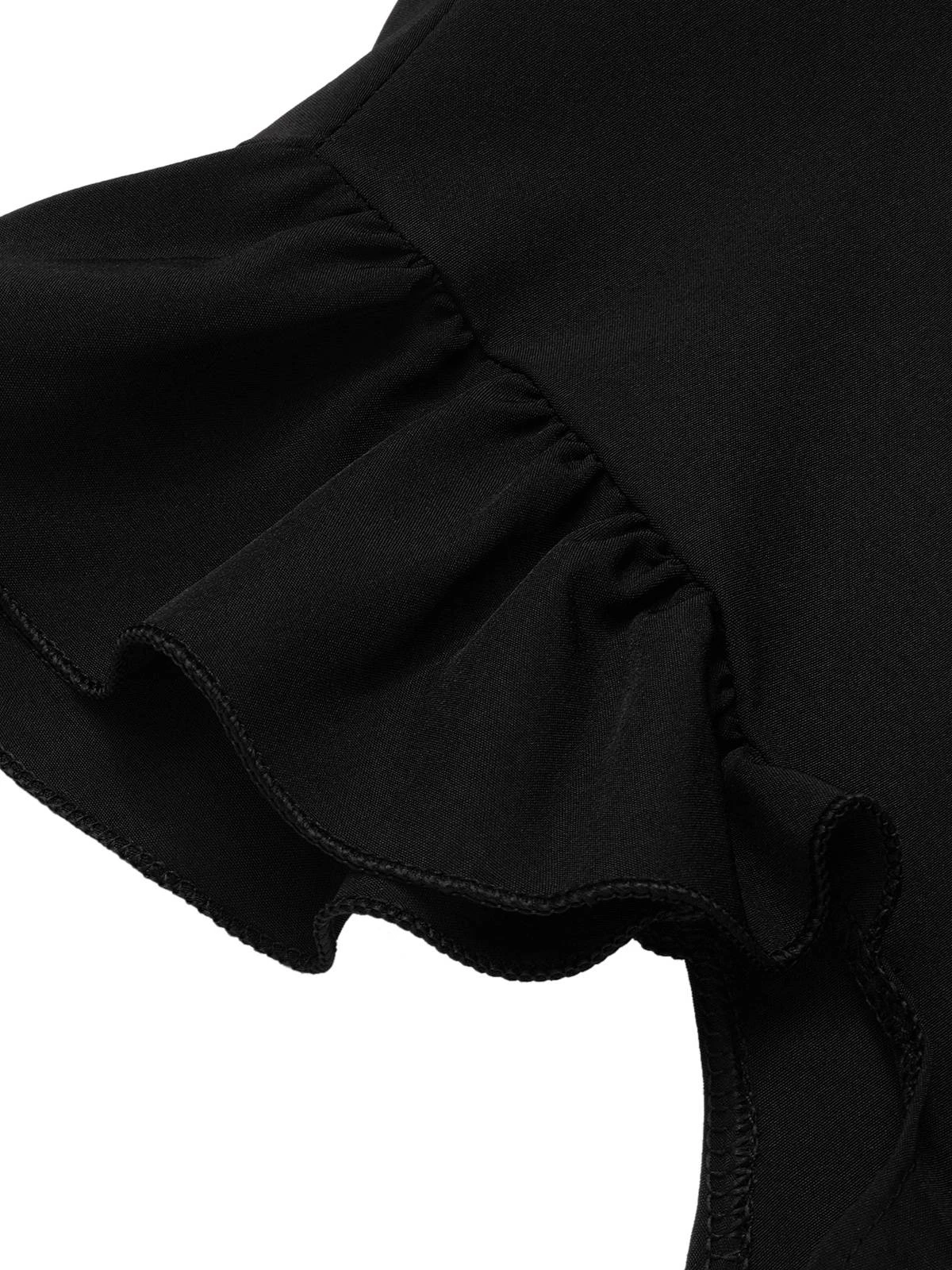 1950s Tie Neck Cap Sleeve Tops 10 1950s Tie Neck Cap Sleeve Tops - Image 8