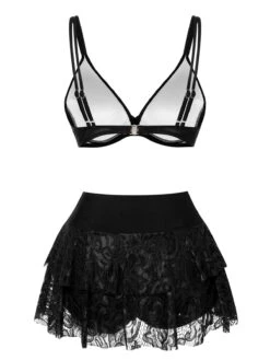 1950s Spaghetti Strap Solid Swimsuit -Retro Pulse Shop SCHL004173 7 compressed