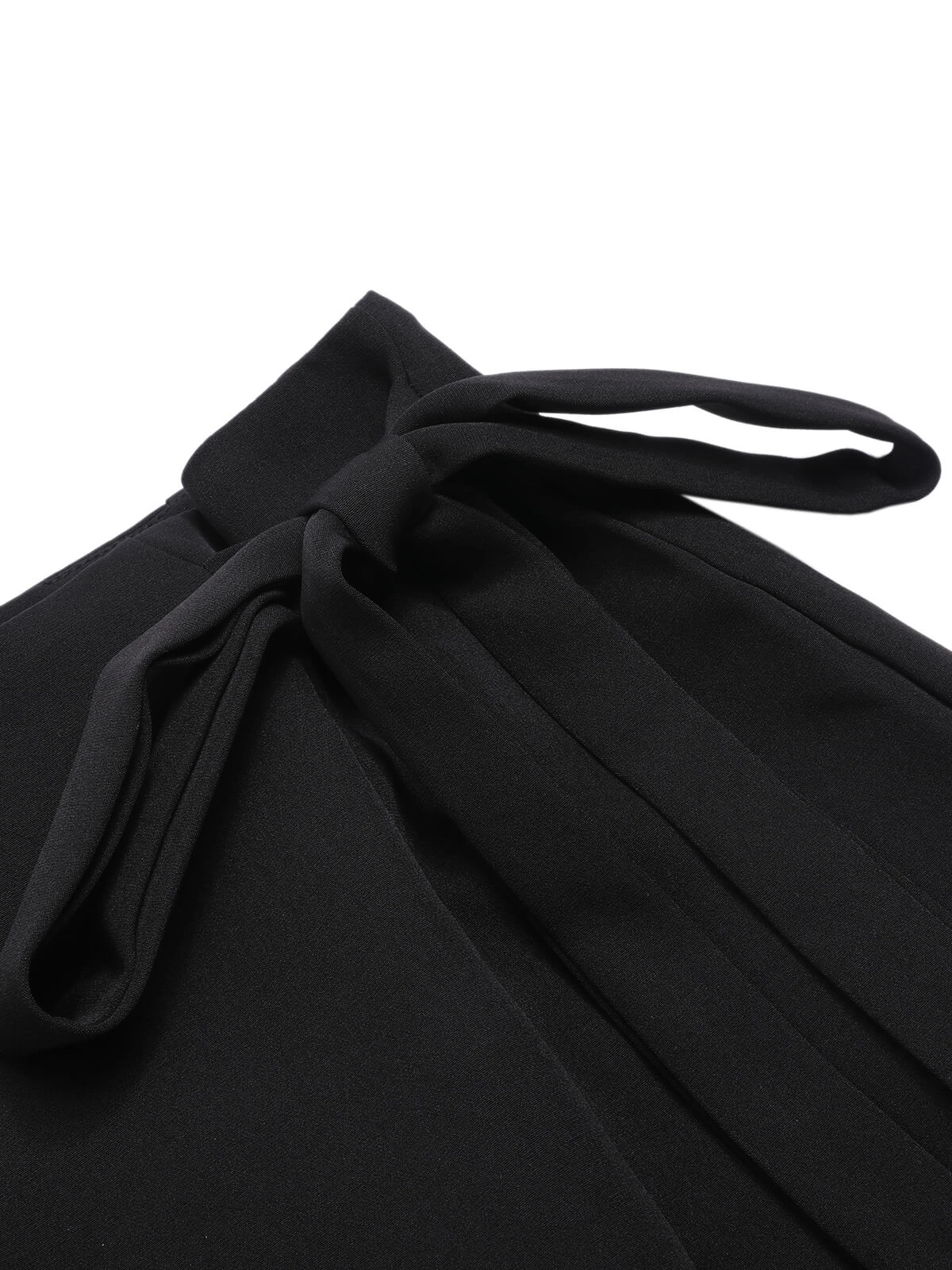 2PCS 1950s Black White Plaid Top & Ruffle Hem Skirt 10 2PCS 1950s Black White Plaid Top & Ruffle Hem Skirt - Image 8