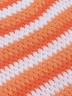 1960s Striped Knitted Spaghetti Straps Dress -Retro Pulse Shop SCHL004178 4