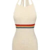 1950s Rainbow Stripe Knit Tank Top -Retro Pulse Shop SCHL004182 1