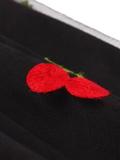 Vintage 1950s Mesh Red Cherry Skirt -Retro Pulse Shop SCHL004194 B 1