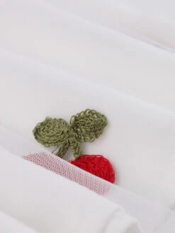 Vintage 1950s Mesh Red Cherry Skirt -Retro Pulse Shop SCHL004194 W 3