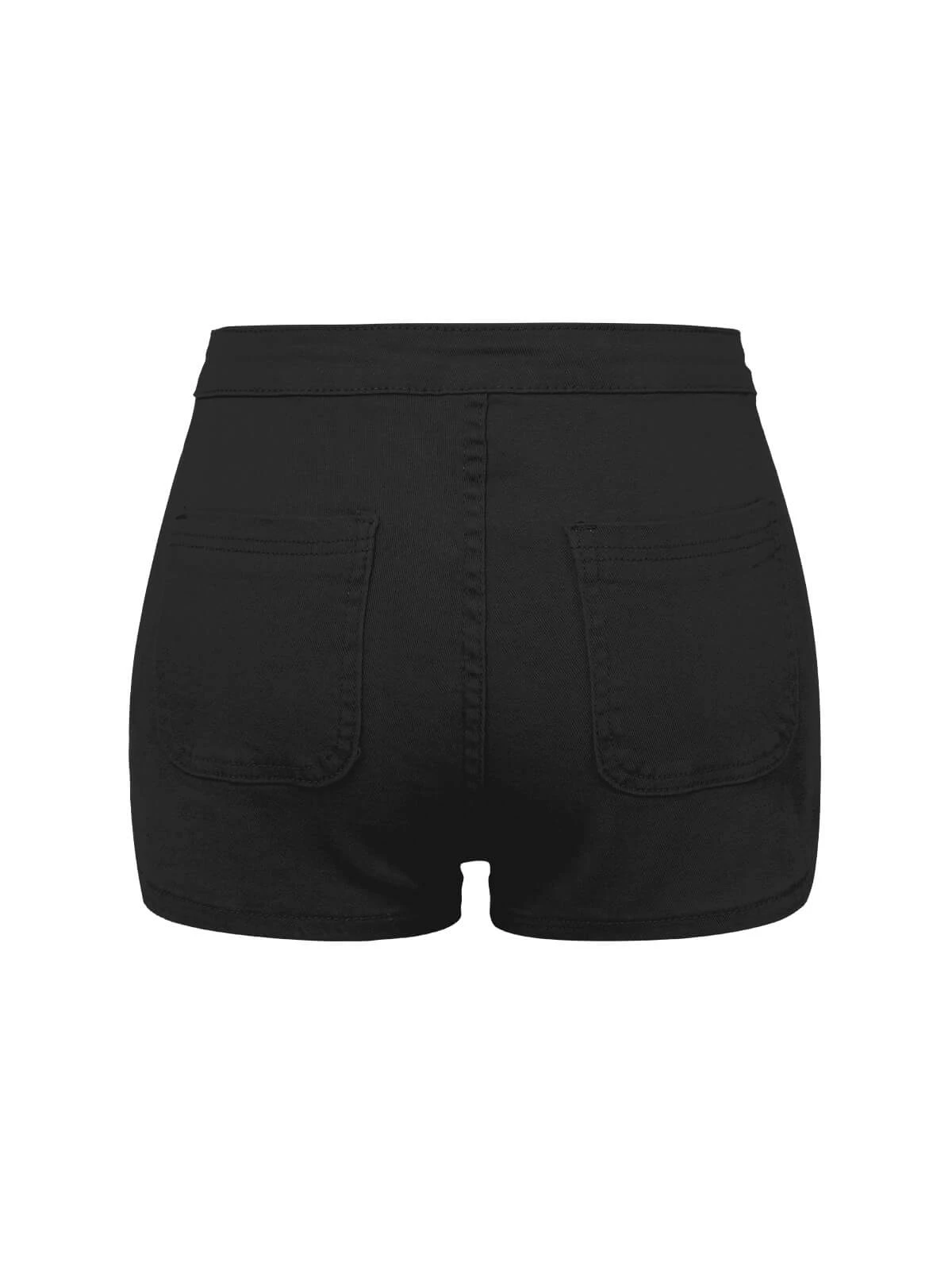 1960s Solid Colored Denim Shorts 16 1960s Solid Colored Denim Shorts - Image 14