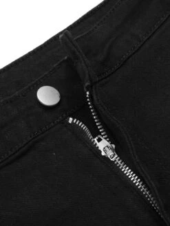 1960s Solid Colored Denim Shorts 31 1960s Solid Colored Denim Shorts -Retro Pulse Shop SCHL004225 16