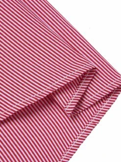 [Pre-Sale] Pink 1950s Pinstripes Tie Collar Dress -Retro Pulse Shop SCHL004234 6