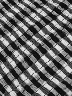 [Pre-Sale] Black 1950s Plaid Halter Lace Bow Top -Retro Pulse Shop SCHL004238 6