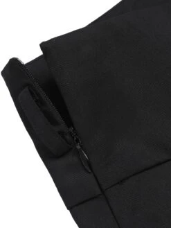 [Pre-Sale] Black 1950s Solid Umbrella Skirt With Belt -Retro Pulse Shop SCHL004239 5