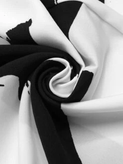 Black & White 1940s V-Neck Bohemian Jumpsuit -Retro Pulse Shop SCHL004307 4