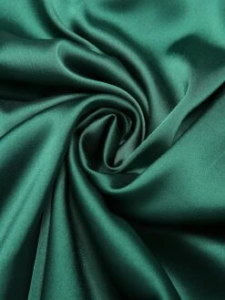 Dark Army Green 1950s Solid Satin Lace-Up Romper -Retro Pulse Shop SCHL004345 4