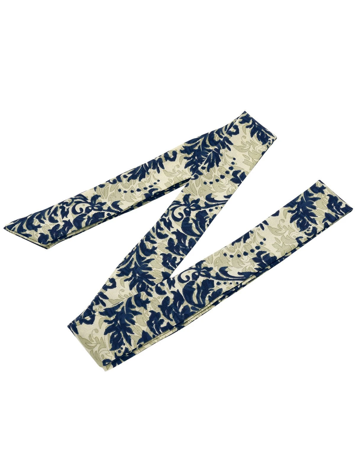 Blue 1950s Floral Print One Shoulder Romper 7 Blue 1950s Floral Print One Shoulder Romper - Image 5