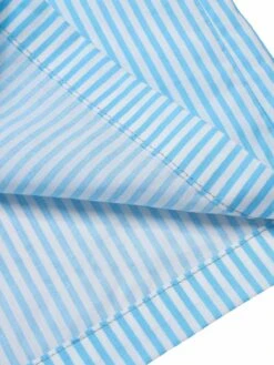 [Pre-Sale] Light Blue 1940s Stripe Wide Straps Romper -Retro Pulse Shop SCHL004439 6