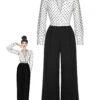 Black & White 1930s Polka Dots Tie Neck Jumpsuit -Retro Pulse Shop SCHL004450 01 f85068e5 3cff 44e3 a0e8 ec97307bdf05