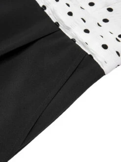 Black & White 1930s Polka Dots Tie Neck Jumpsuit -Retro Pulse Shop SCHL004450 5 89a15a0c 6721 4904 bad3 68c4e2f2c034