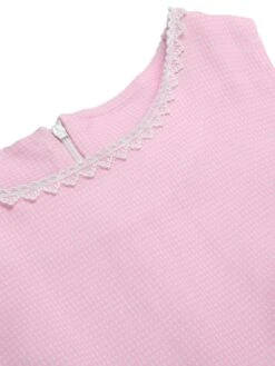 [Pre-Sale] Pink 1960s Round Neck Plaids Sleeveless Babydoll Dress -Retro Pulse Shop SCHL004477 4 compressed