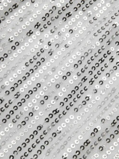 Silver 1930s Solid Sequined Backless Jumpsuit -Retro Pulse Shop SCHL004537 5