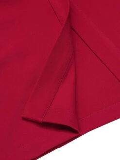 [Pre-Sale] Red 1940s Pleated Button Pencil Skirt -Retro Pulse Shop SCHL004541 5