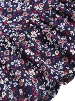 Purple 1950s Ditsy Floral Sleeveless Dress -Retro Pulse Shop SCHL004575 4 compressed