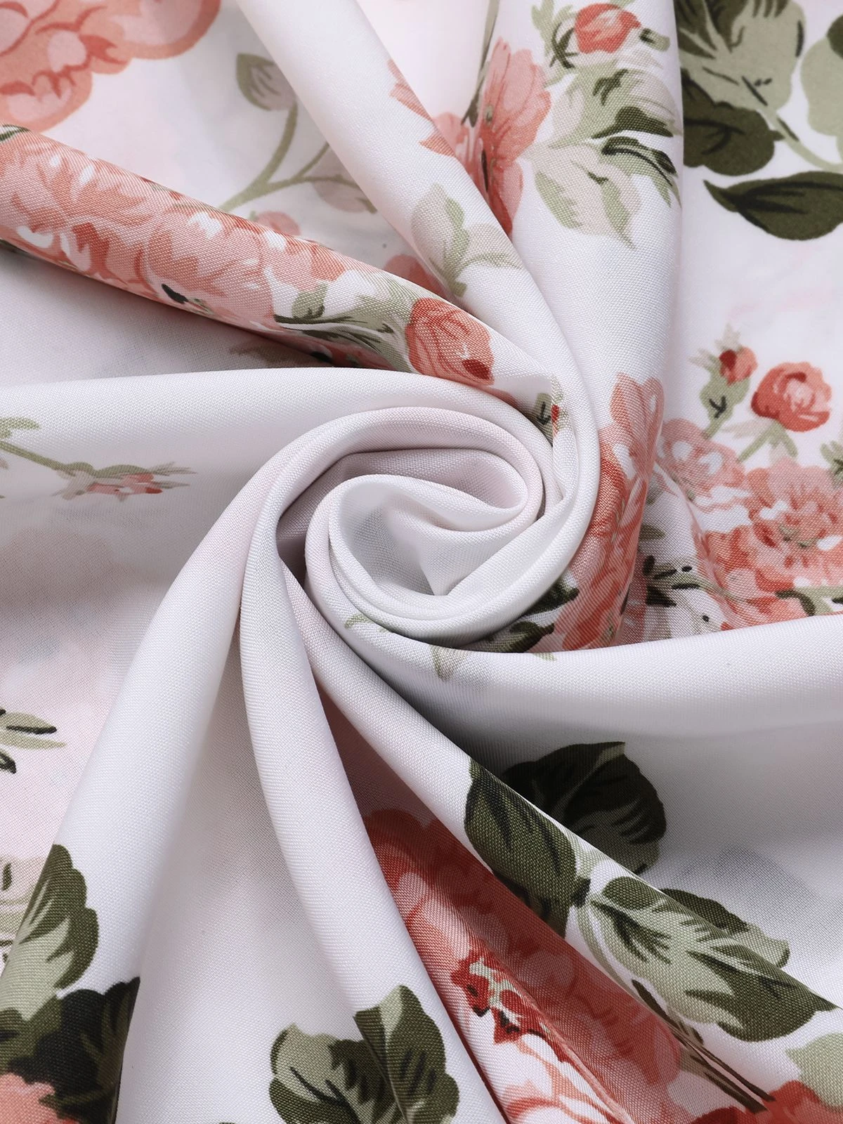 1950s Floral Bow Belt Vintage Dress 12 1950s Floral Bow Belt Vintage Dress - Image 10