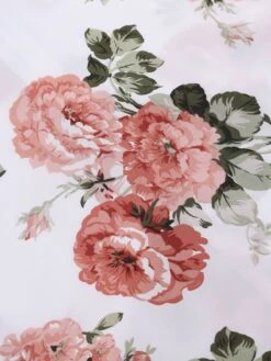 1950s Floral Bow Belt Vintage Dress 20 1950s Floral Bow Belt Vintage Dress -Retro Pulse Shop SCHL004586 9