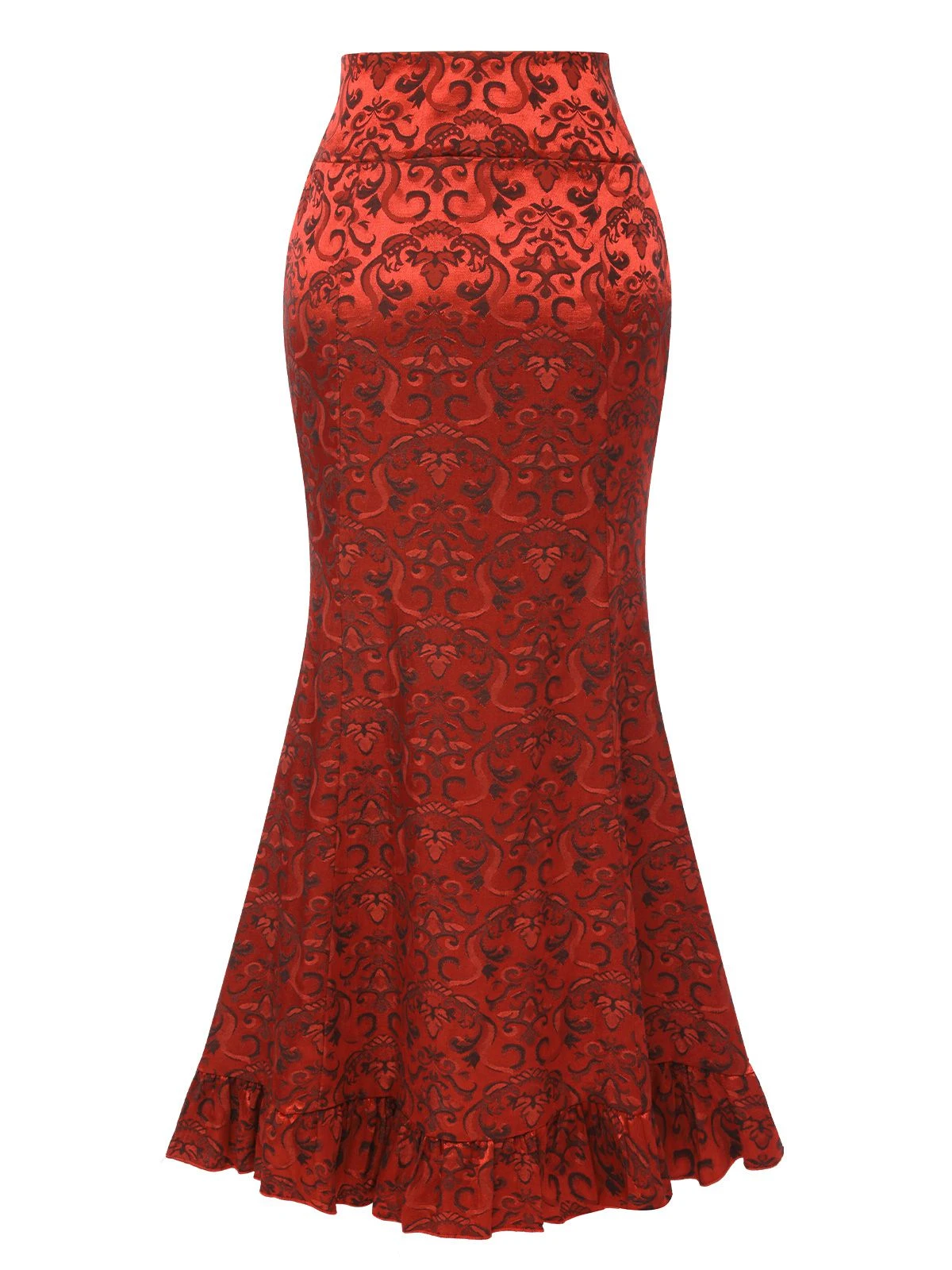 Vintage 1930s Punk Lace-Up Mermaid Skirt 10 Vintage 1930s Punk Lace-Up Mermaid Skirt - Image 8