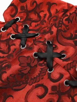 Vintage 1930s Punk Lace-Up Mermaid Skirt 21 Vintage 1930s Punk Lace-Up Mermaid Skirt -Retro Pulse Shop SCHL004609 5