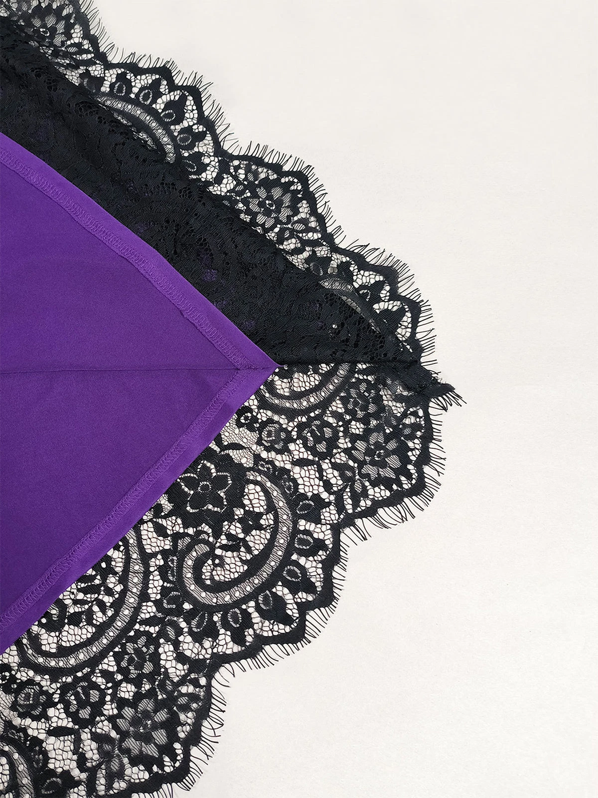 1980s Gothic Punk Eyelash Lace Waistband Dress 11 1980s Gothic Punk Eyelash Lace Waistband Dress - Image 9