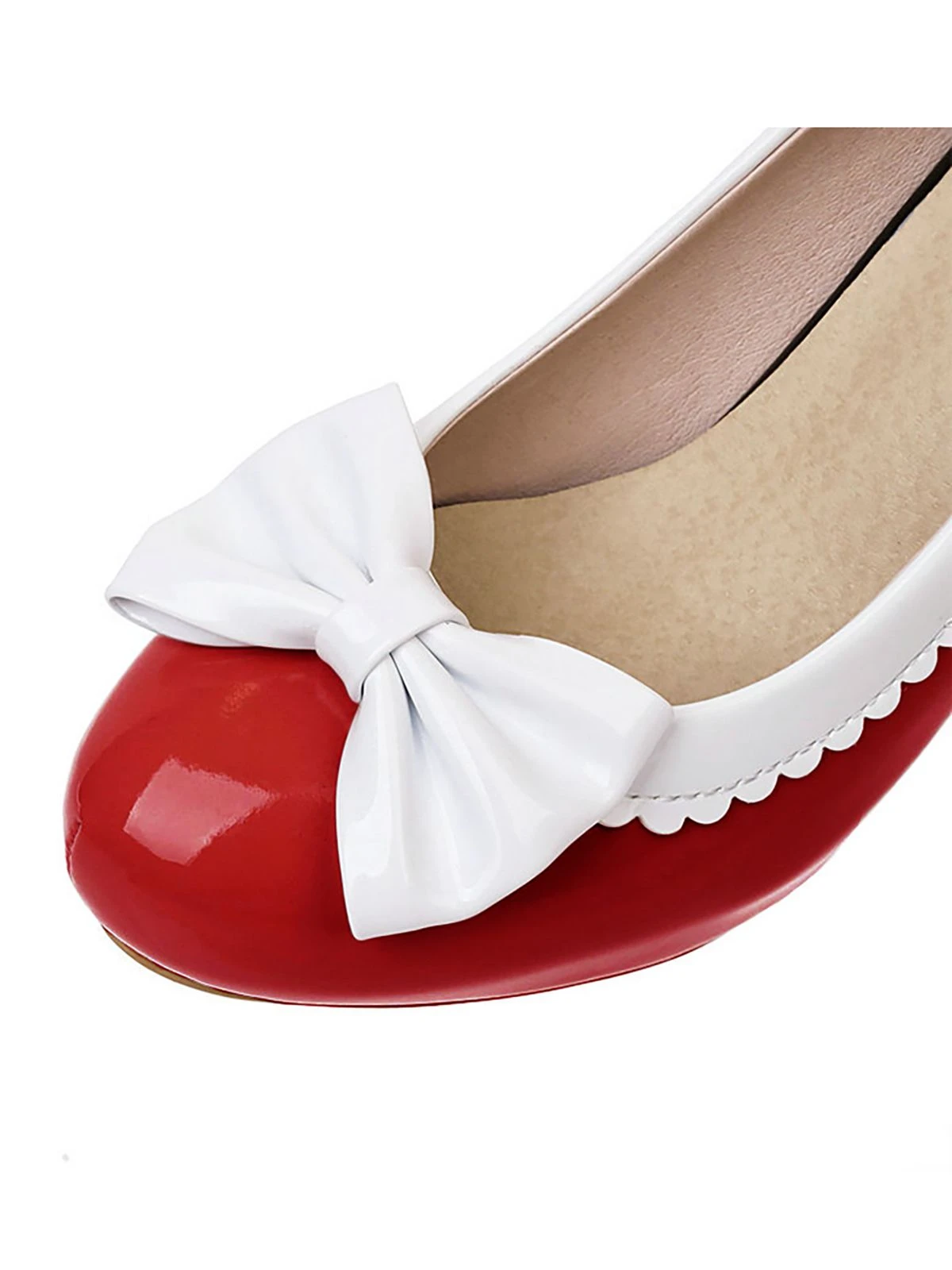 Retro Bowknot High Heels Shoes 5 Retro Bowknot High Heels Shoes - Image 3